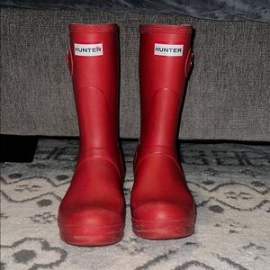 Hunter Red Original Short Rain Boots